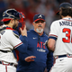 Ian Anderson was removed from a World Series game with a no-hitter going. Somewhere, Nolan Ryan weeps.